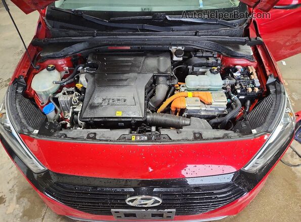 KMHC65LC2KU110697 2019 HYUNDAI IONIQ Red Rear interior view