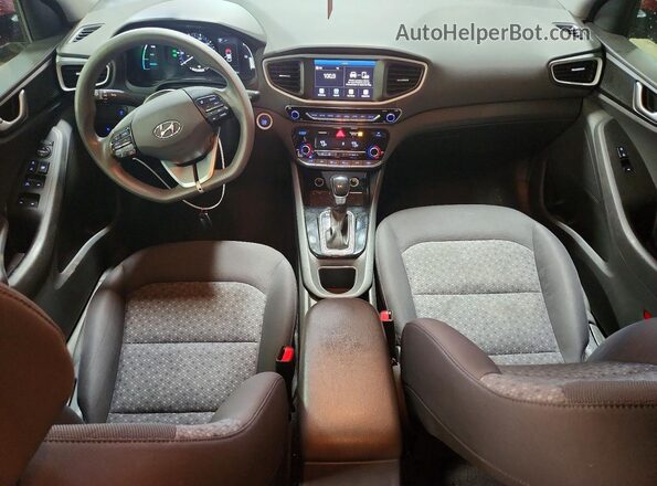 KMHC65LC2KU110697 2019 HYUNDAI IONIQ Red Dashboard view