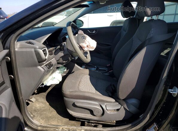 KMHC65LC2KU171418 2019 HYUNDAI IONIQ Черный Вид салона спереди