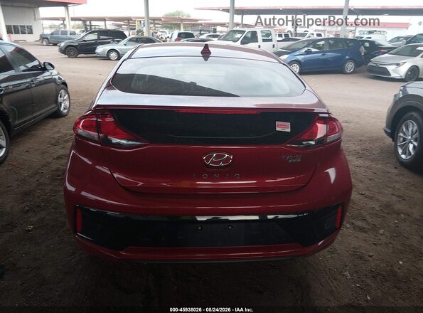 KMHC65LC2KU179440 2019 HYUNDAI IONIQ HYBRID Red 