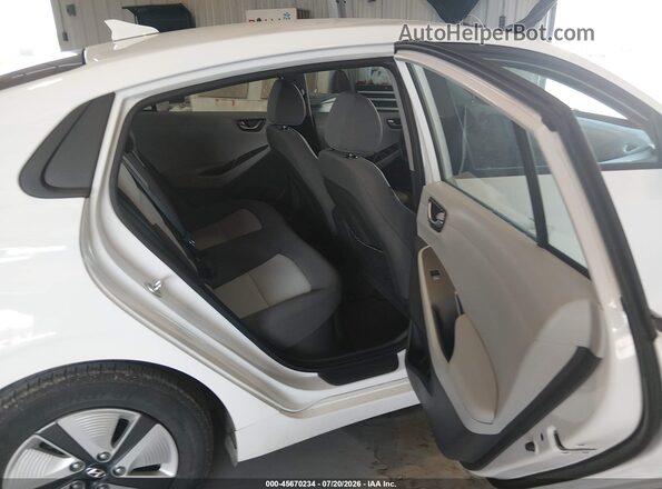 KMHC65LC2LU220280 2020 HYUNDAI IONIQ HYBRID White VIN კოდის სტიკერის ხედი