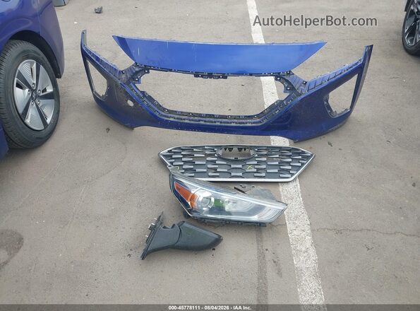 KMHC65LC2LU228900 2020 HYUNDAI IONIQ HYBRID Blue Vista del cuadro de instrumentos