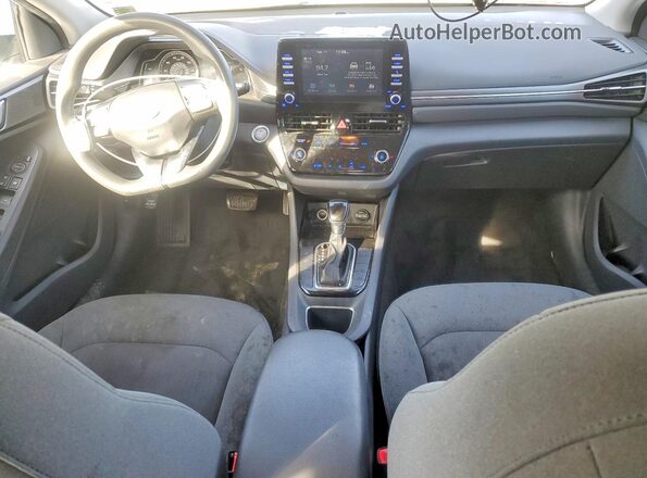 KMHC65LC2LU232204 2020 HYUNDAI IONIQ White Dashboard view