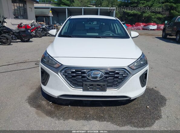 KMHC65LC2MU245455 2021 HYUNDAI IONIQ HYBRID White Սարքավորումների վահանակի տեսք