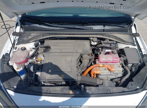KMHC65LC2MU245455 2021 HYUNDAI IONIQ HYBRID White Հետևի տեսք