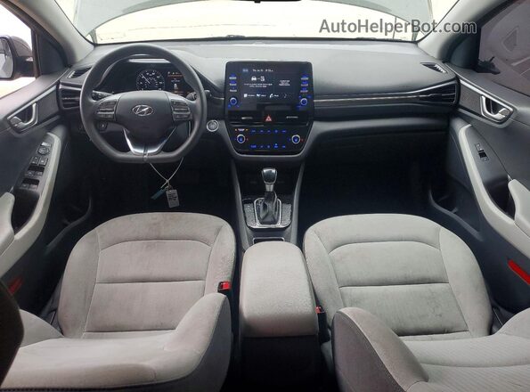 KMHC65LC2MU257878 2021 HYUNDAI IONIQ Charcoal Առջևի վահանակի տեսք