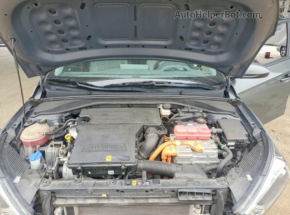 KMHC65LC2MU257878 2021 HYUNDAI IONIQ Charcoal Սալոնի հետևի տեսք