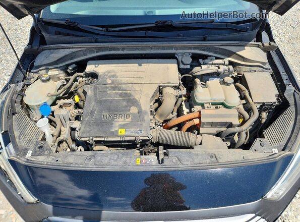 KMHC65LC3HU026865 2017 HYUNDAI IONIQ Black Vista interior trasera