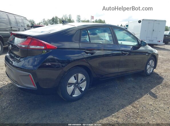 KMHC65LC3JU075568 2018 HYUNDAI IONIQ HYBRID Black Задня права чверть