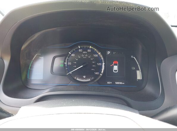KMHC65LC3JU075568 2018 HYUNDAI IONIQ HYBRID Black Вид задніх сидінь
