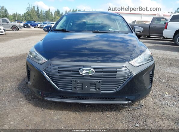 KMHC65LC3JU075568 2018 HYUNDAI IONIQ HYBRID Black Вид щитка приладів