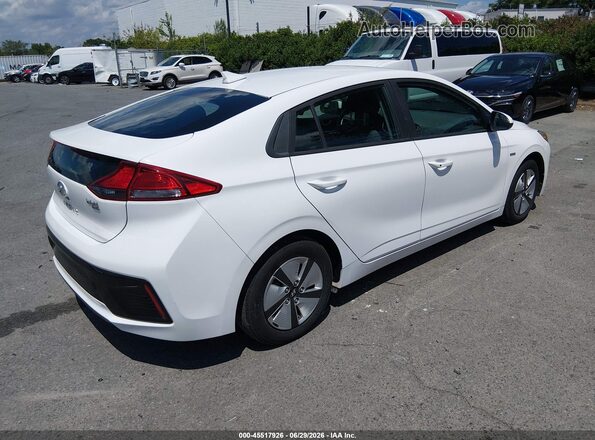KMHC65LC3JU075800 2018 HYUNDAI IONIQ HYBRID White Задня права чверть