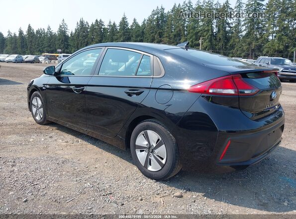 KMHC65LC3JU100534 2018 HYUNDAI IONIQ HYBRID Black Задня ліва чверть