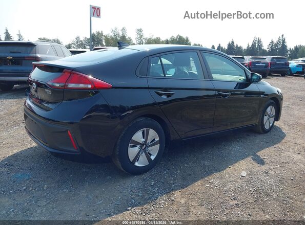 KMHC65LC3JU100534 2018 HYUNDAI IONIQ HYBRID Black Задня права чверть