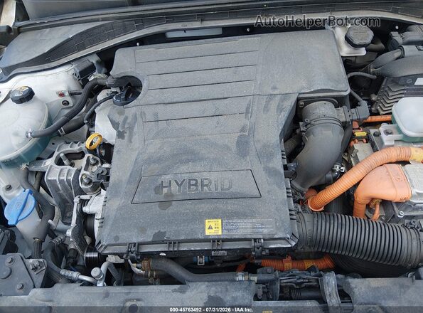 KMHC65LC3KU108196 2019 HYUNDAI IONIQ HYBRID White Вид ззаду
