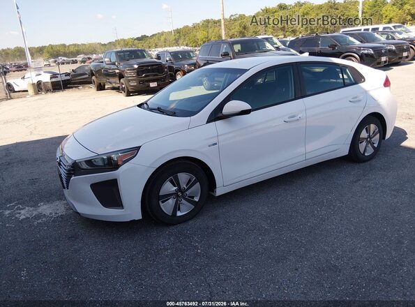 KMHC65LC3KU108196 2019 HYUNDAI IONIQ HYBRID White Передня ліва чверть