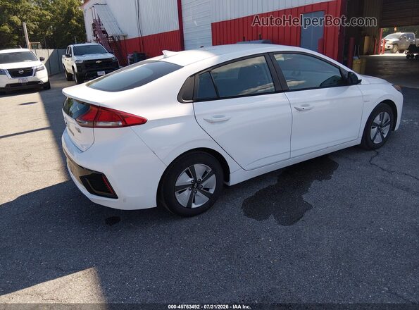 KMHC65LC3KU108196 2019 HYUNDAI IONIQ HYBRID White Задня права чверть