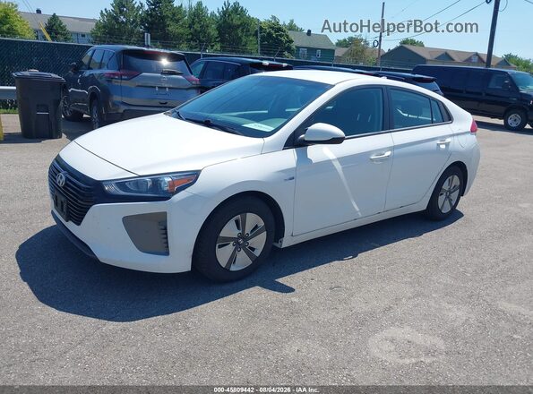 KMHC65LC3KU156362 2019 HYUNDAI IONIQ HYBRID White Przód lewy