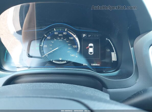 KMHC65LC3KU156362 2019 HYUNDAI IONIQ HYBRID White Widok tylnych siedzeń
