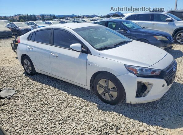 KMHC65LC3KU174442 2019 HYUNDAI IONIQ Белый Передняя правая четверть