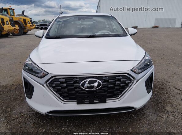 KMHC65LC3LU227917 2020 HYUNDAI IONIQ HYBRID White ხელსაწყოთა პანელის ხედი
