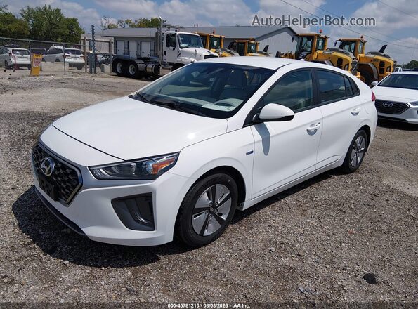 KMHC65LC3LU231370 2020 HYUNDAI IONIQ HYBRID White Vista tres cuartos delantera izquierda