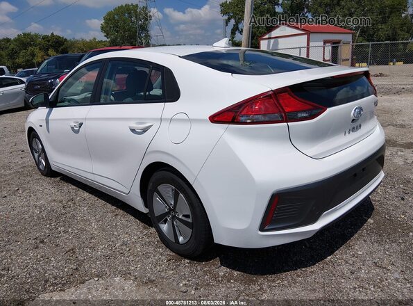 KMHC65LC3LU231370 2020 HYUNDAI IONIQ HYBRID White Trasero izquierdo