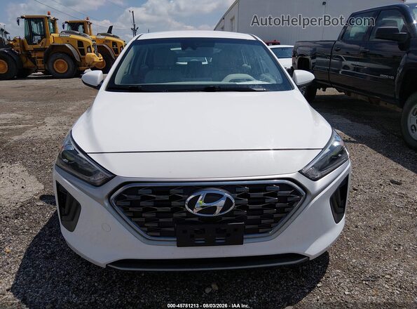 KMHC65LC3LU231370 2020 HYUNDAI IONIQ HYBRID White Vista del cuadro de instrumentos