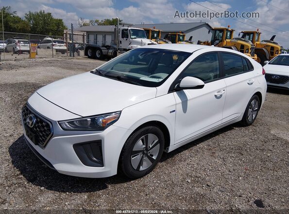 KMHC65LC3LU231370 2020 HYUNDAI IONIQ HYBRID White Vista frontal