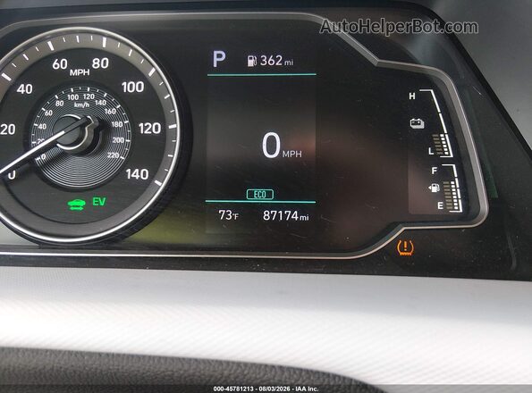 KMHC65LC3LU231370 2020 HYUNDAI IONIQ HYBRID White 