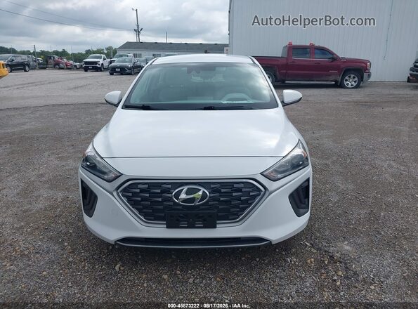 KMHC65LC3LU232731 2020 HYUNDAI IONIQ HYBRID White Вид щитка приладів