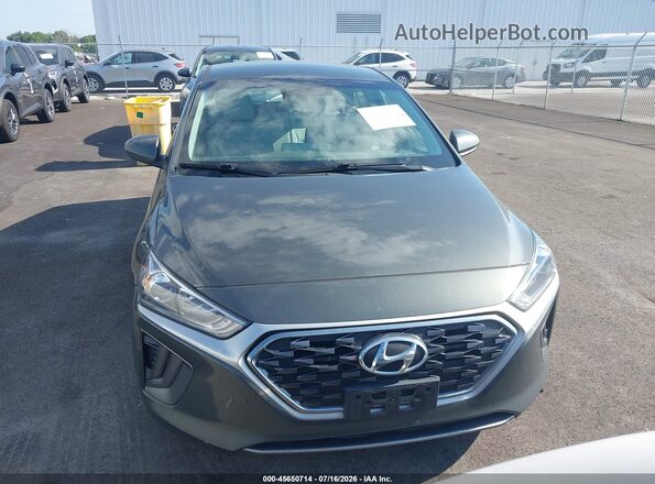KMHC65LC3MU247277 2021 HYUNDAI IONIQ HYBRID Gray Rear interior view