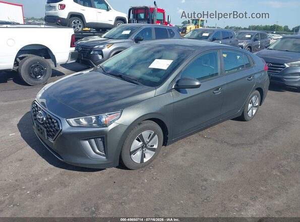 KMHC65LC3MU247277 2021 HYUNDAI IONIQ HYBRID Gray Front left