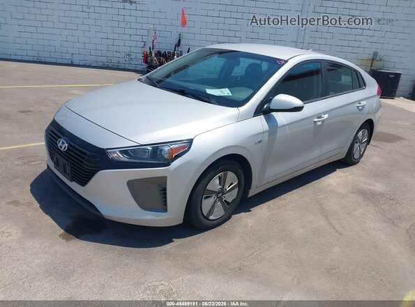 KMHC65LC4JU099734 2018 HYUNDAI IONIQ HYBRID Gray Передня ліва чверть
