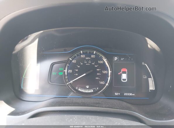 KMHC65LC4JU099734 2018 HYUNDAI IONIQ HYBRID Gray Вид задніх сидінь