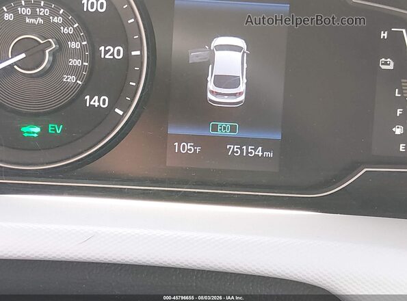 KMHC65LC4LU219843 2020 HYUNDAI IONIQ HYBRID Silver 