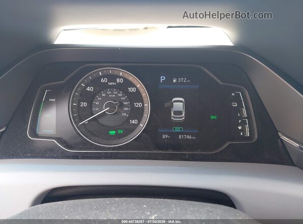 KMHC65LC4LU220393 2020 HYUNDAI IONIQ HYBRID Белый Вид задних сидений