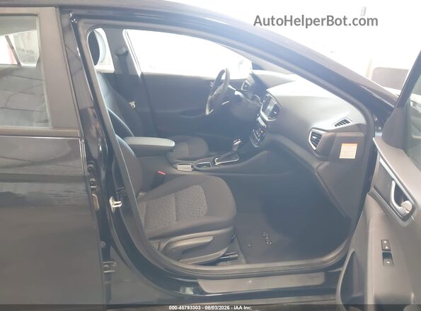 KMHC65LC5JU075944 2018 HYUNDAI IONIQ HYBRID Black Vista interior delantera