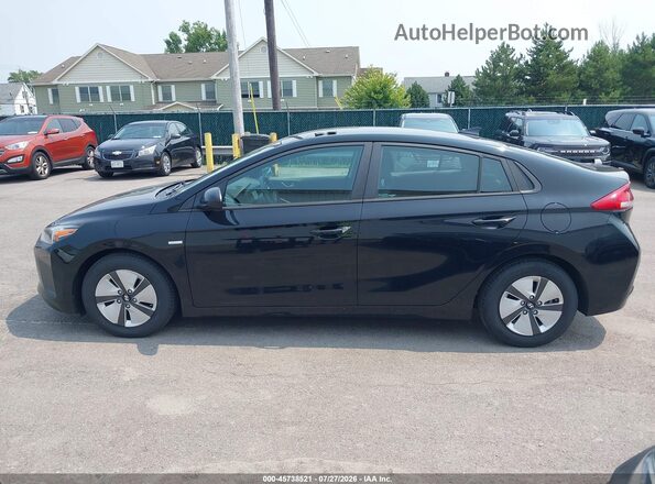 KMHC65LC5JU076575 2018 HYUNDAI IONIQ HYBRID Black სალონის 360-გრადუსიანი ხედი