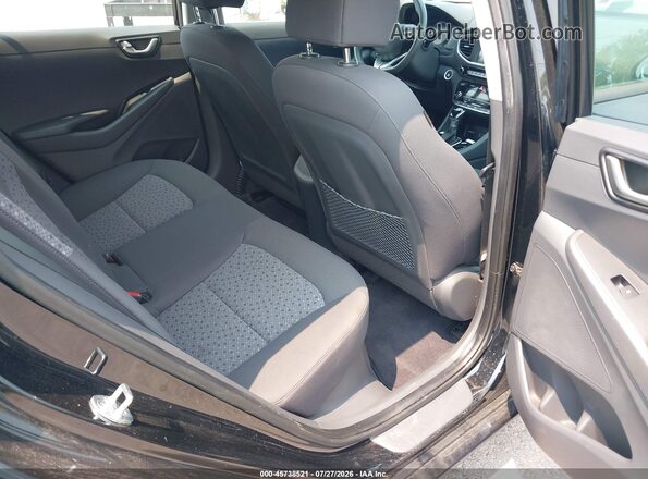 KMHC65LC5JU076575 2018 HYUNDAI IONIQ HYBRID Black VIN კოდის სტიკერის ხედი