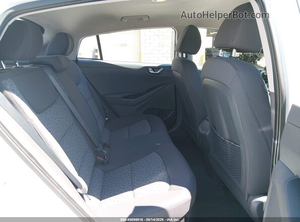 KMHC65LC5KU107020 2019 HYUNDAI IONIQ HYBRID White Vista de la etiqueta del VIN