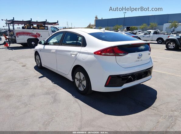 KMHC65LC5KU107020 2019 HYUNDAI IONIQ HYBRID White Trasero izquierdo