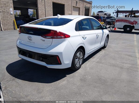 KMHC65LC5KU107020 2019 HYUNDAI IONIQ HYBRID White Trasero derecho