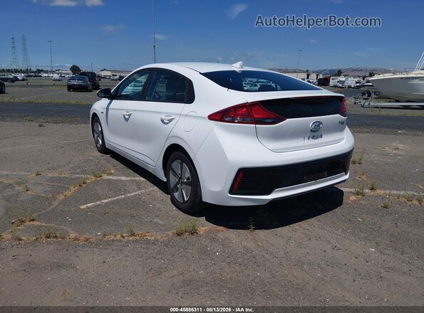 KMHC65LC5KU107082 2019 HYUNDAI IONIQ HYBRID White Rear left