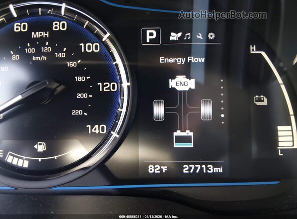 KMHC65LC5KU107082 2019 HYUNDAI IONIQ HYBRID White 