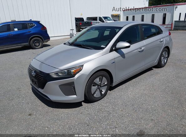KMHC65LC5KU107678 2019 HYUNDAI IONIQ HYBRID Silver Vista tres cuartos delantera izquierda
