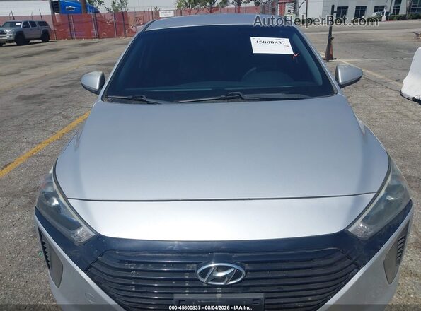 KMHC65LC5KU160140 2019 HYUNDAI IONIQ HYBRID Silver ხელსაწყოთა პანელის ხედი