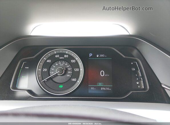 KMHC65LC5LU219589 2020 HYUNDAI IONIQ HYBRID White Vista de los asientos traseros