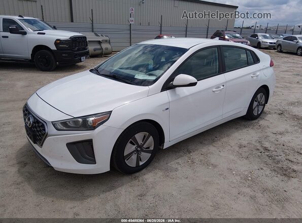 KMHC65LC5LU219589 2020 HYUNDAI IONIQ HYBRID White Vista tres cuartos delantera izquierda