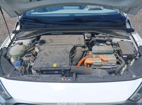 KMHC65LC5LU220256 2020 HYUNDAI IONIQ HYBRID White Հետևի տեսք